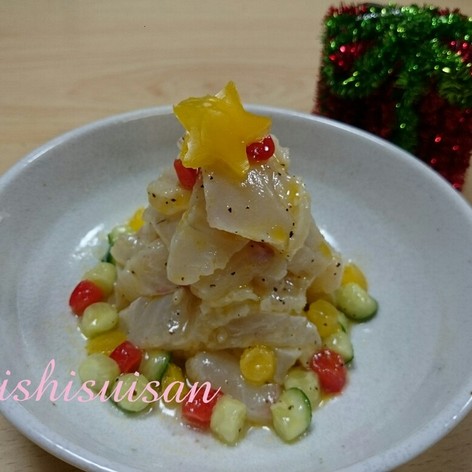 ☆クリスマス☆鯛のカルパッチョ