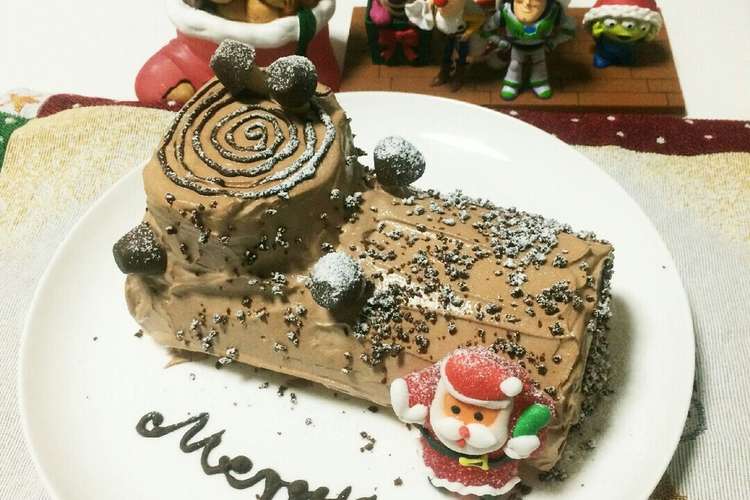 Xmas オシャレなブッシュドノエル レシピ 作り方 By チャンマイ22 クックパッド 簡単おいしいみんなのレシピが358万品