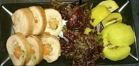 鶏肉の野菜巻き