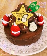 クリスマスケーキの写真