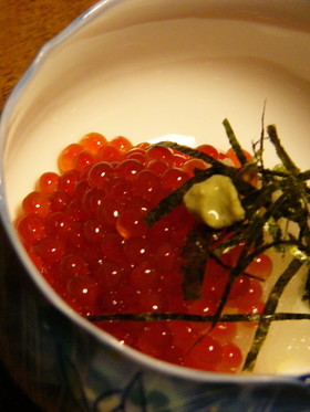 美味しいイクラの醤油漬け