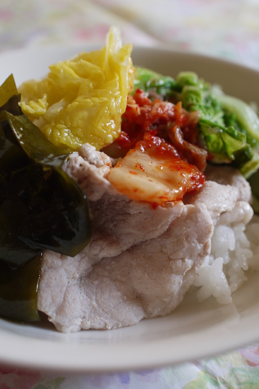 白菜と柔らか豚肉で♡ランチの画像