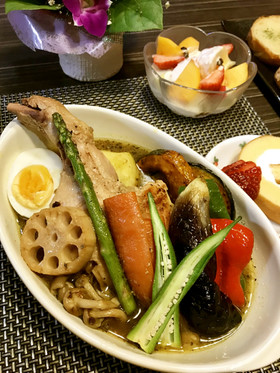 ♡お肉やわらか簡単スープカレー♡