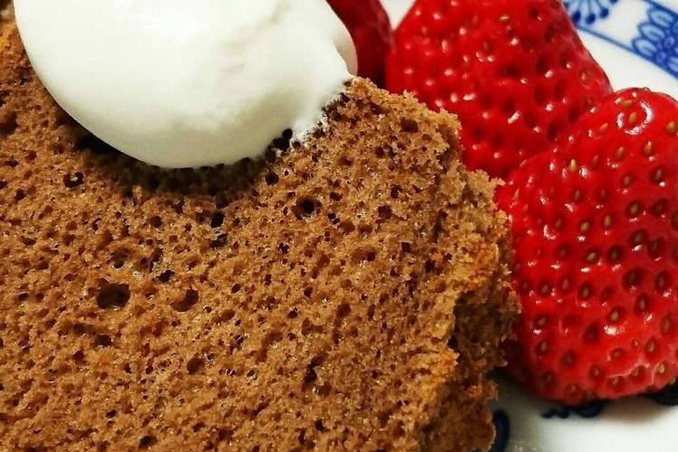 ｈｍでシフォンケーキ チョコ ココア レシピ 作り方 By おまたんｌａｂｏ クックパッド 簡単おいしいみんなのレシピが350万品