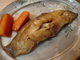 黄金比率です!カレイの煮付け