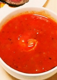 母カッパの海鮮トマトスープ