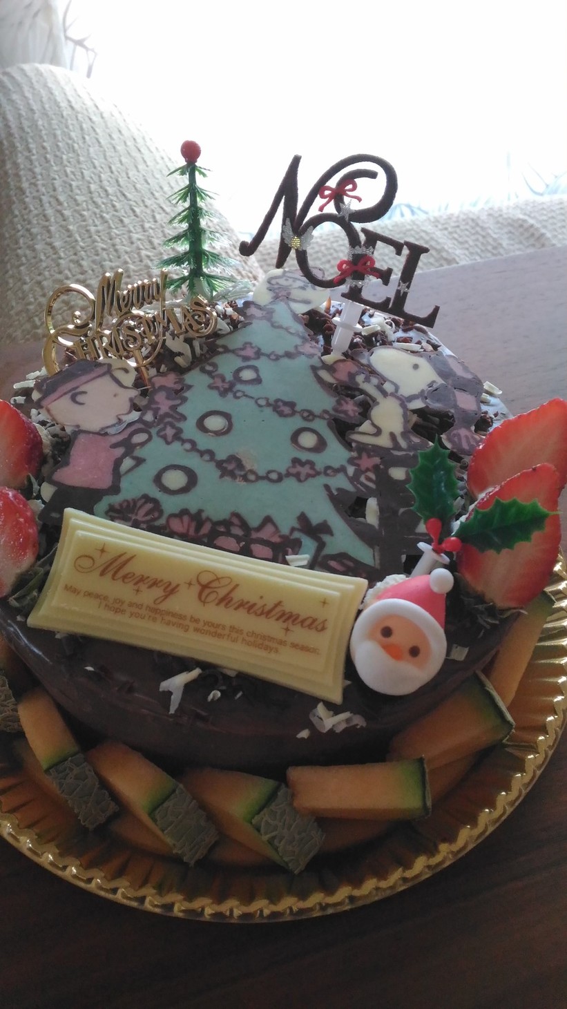 クリスマス★チョコレートケーキの画像