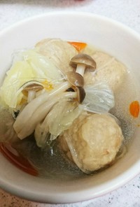 簡単肉団子中華スープ