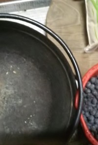 昔ながらの黒豆の煮方