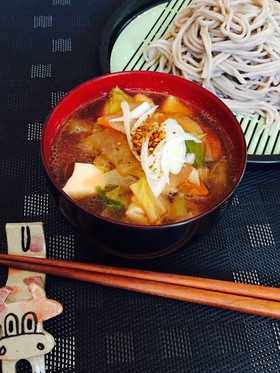 けんちん蕎麦にも。けんちん汁さん