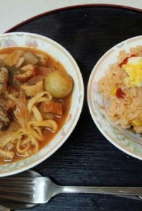 トマト飯&麺（血管ダイエット1047）