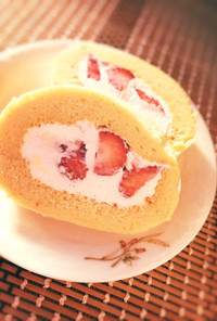 糖質制限◆大豆粉のふわふわロールケーキ