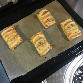 冷凍パイシートで簡単チョコバナナパイ♪
