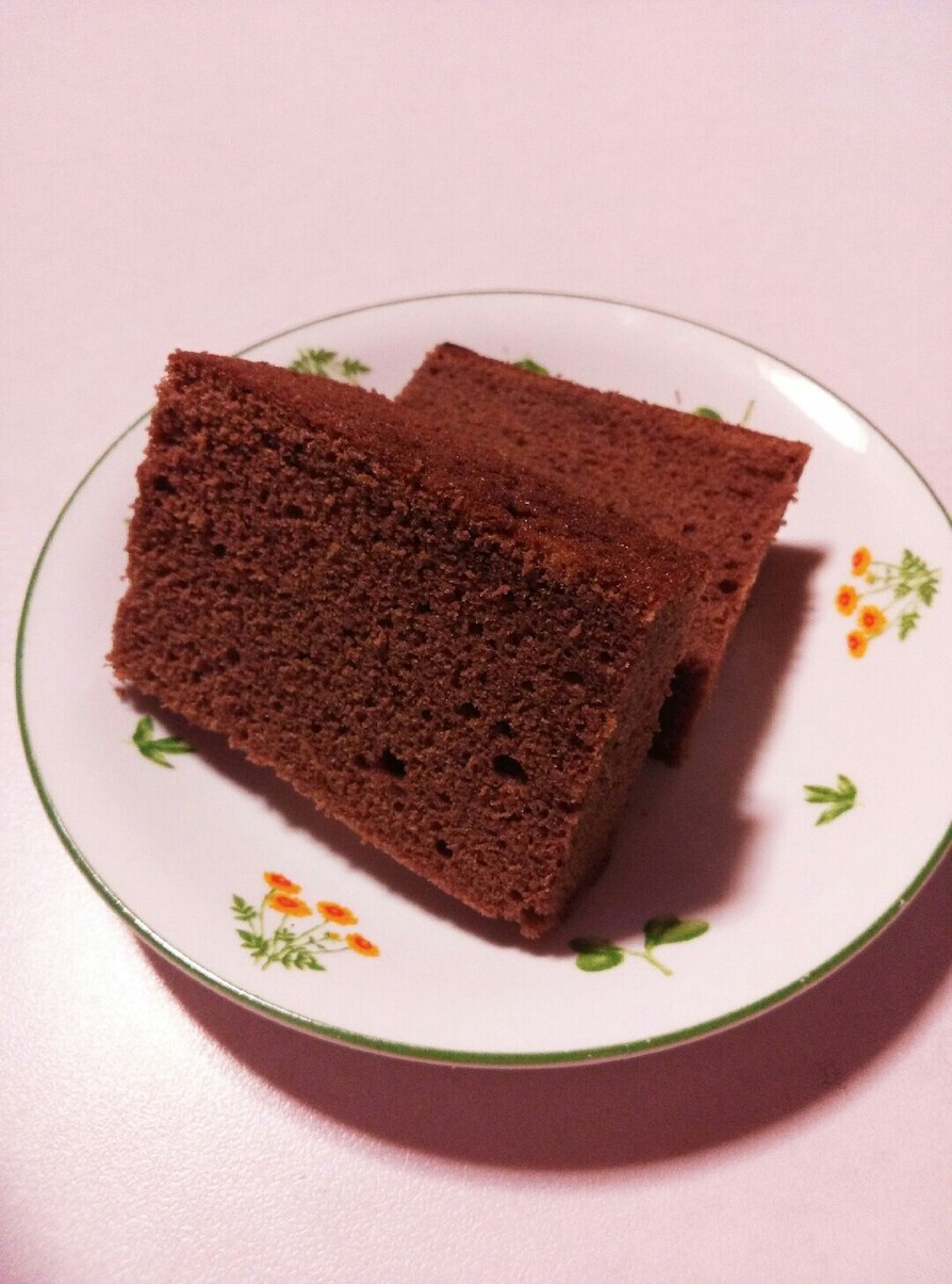 炊飯器 チョコ ケーキの画像