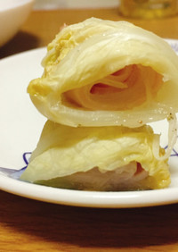 白菜のハムロール