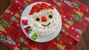1歳からのクリスマスケーキの写真