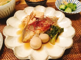 フライパンで簡単おいしい☆カレイの煮付け