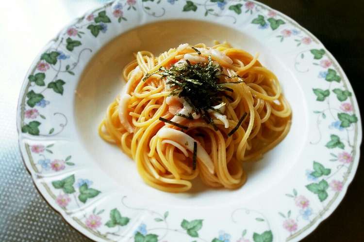 ランチにも 簡単 イカと明太子のパスタ レシピ 作り方 By Akm24 クックパッド
