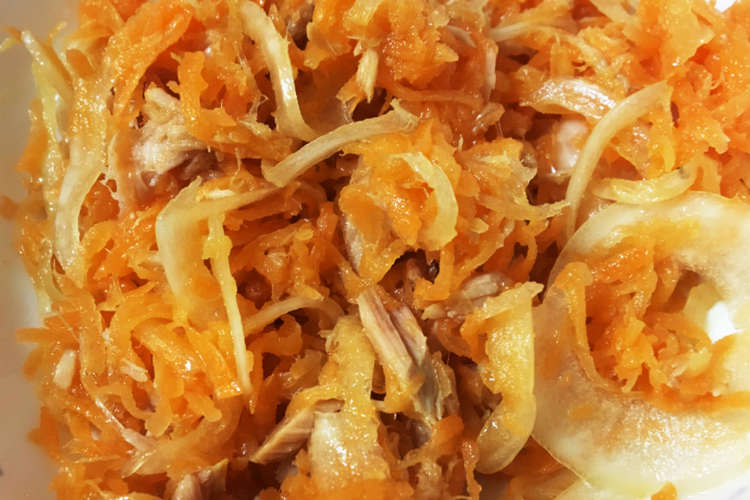 にんじんとタマネギとツナのサラダ レシピ 作り方 By つちのこ王子 クックパッド 簡単おいしいみんなのレシピが360万品