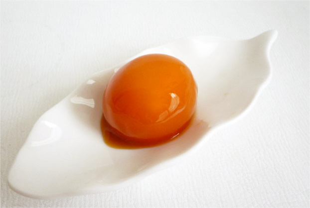 冷凍卵の醤油漬けの画像