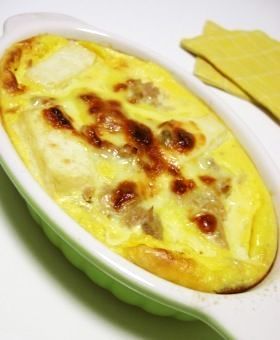 豆腐と卵♪ふんわりグラタン