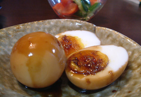 お弁当にもおつまみにも♪ゆで卵のテリヤキ