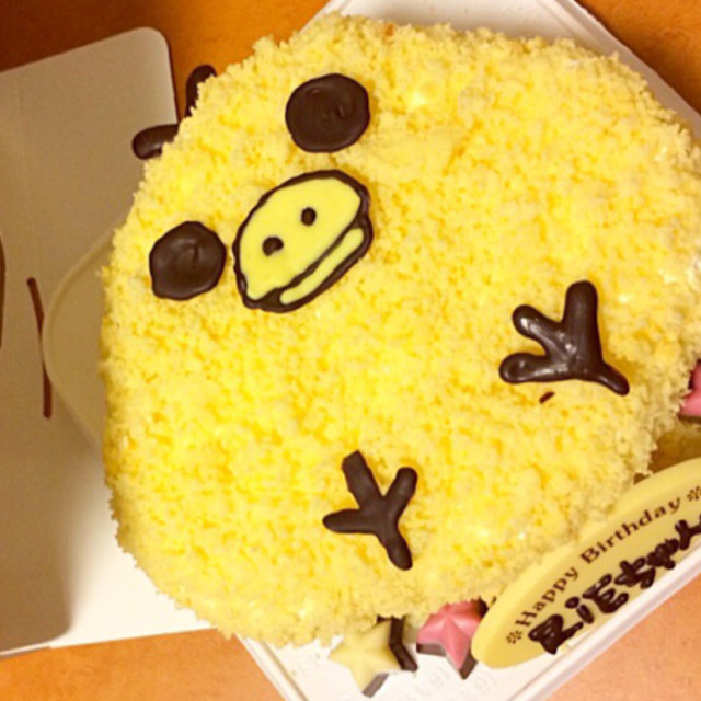 ふわふわもこもこ キイロイトリ立体ケーキ レシピ 作り方 By Manana クックパッド