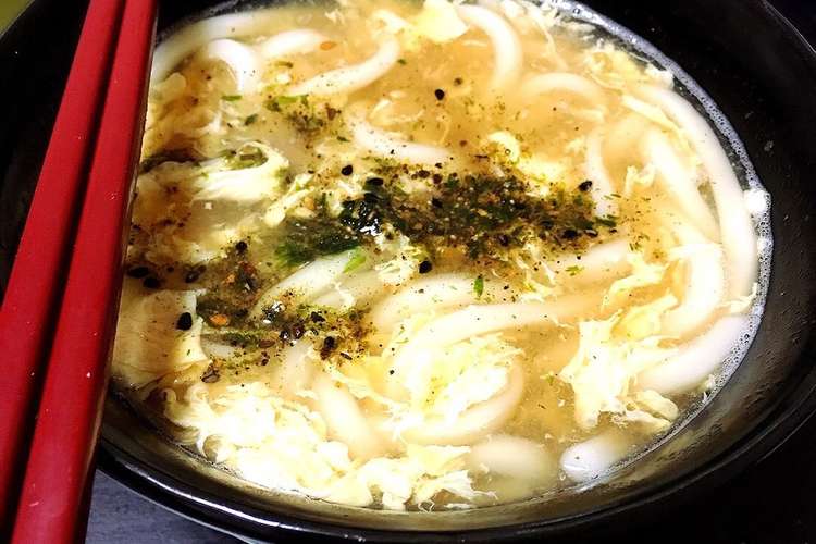 3分で出来る 風邪引いたときの卵うどん レシピ 作り方 By 働くｏｌ時短レシピ クックパッド