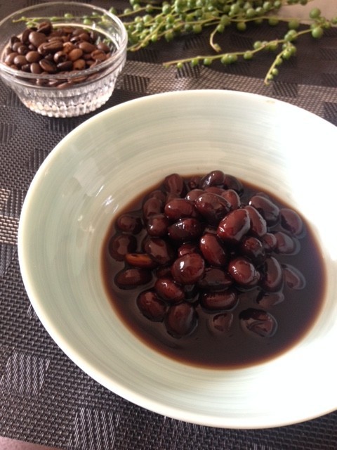 コーヒー風味の黒豆の画像