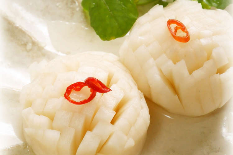 おせち 菊花かぶ レシピ 作り方 By Aprea クックパッド 簡単おいしいみんなのレシピが355万品