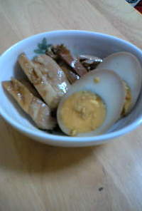 煮鶏＆卵