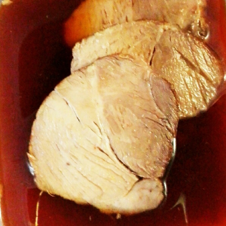 深型フライパン１つで 焼豚 チャーシューの画像