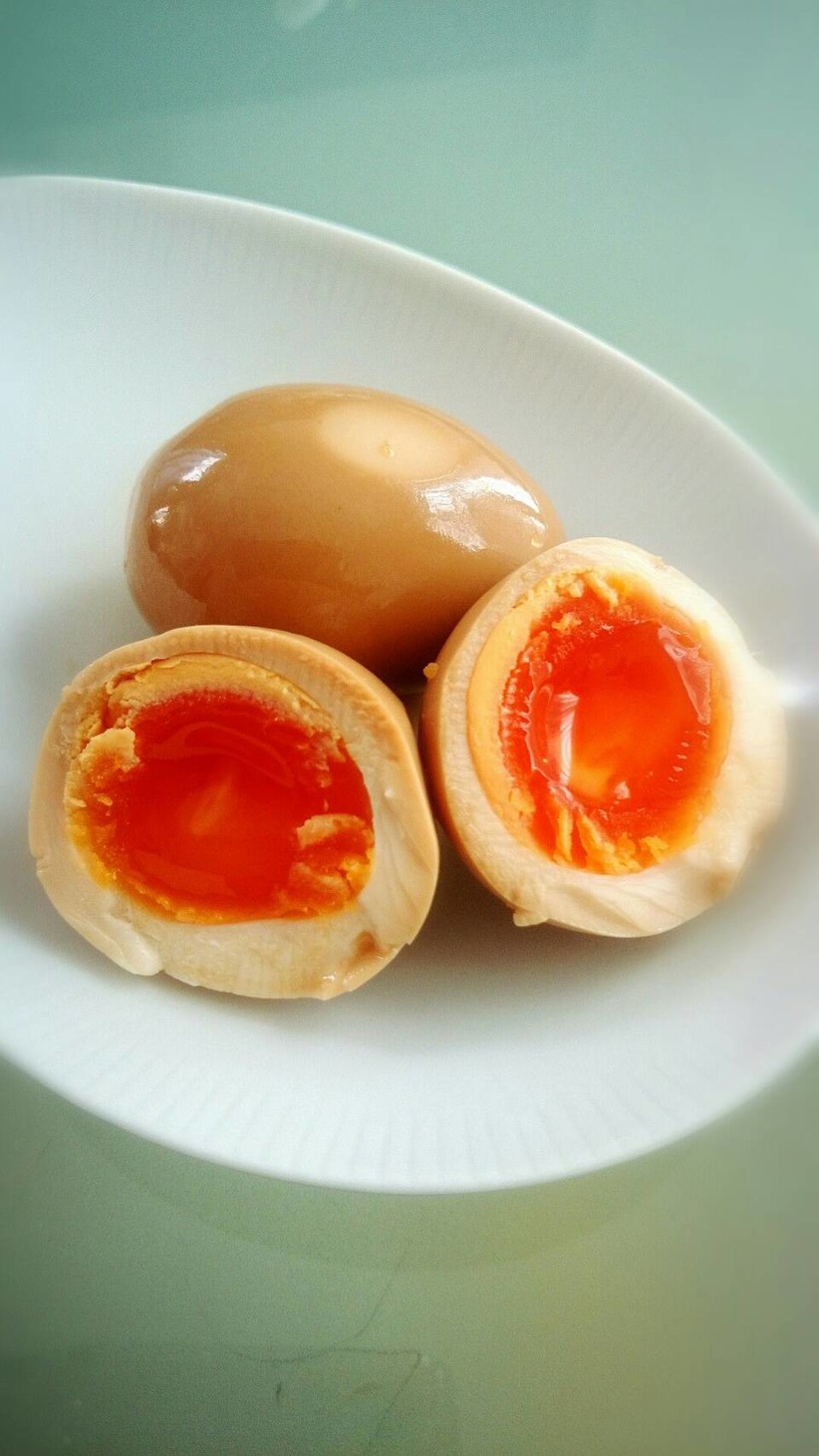 簡単ごま油香る 味付け卵の画像