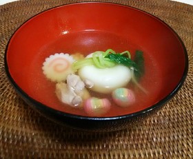百合根入り白玉雑煮