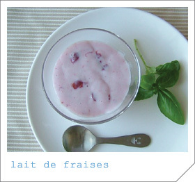 lait de fraises の画像