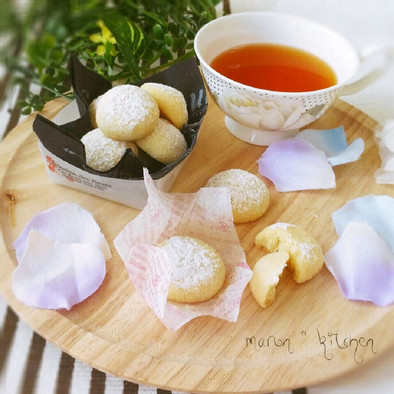 新春に♥お祝いのお菓子ポルボローネの写真