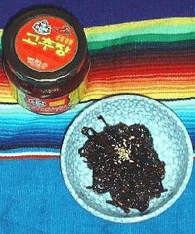 大根と昆布のコチュジャン風味佃煮