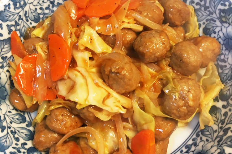 市販のミートボールで 簡単野菜炒め レシピ 作り方 By さつきa クックパッド 簡単おいしいみんなのレシピが360万品