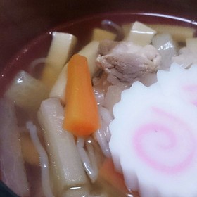 めんつゆで簡単♪仙台のお雑煮☆