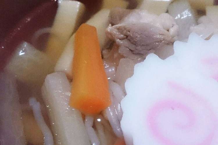 お 雑煮 めんつゆ