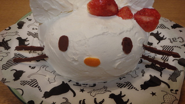 キティちゃんのプリンdeドームケーキ レシピ 作り方 By ゆいこ２１００ クックパッド 簡単おいしいみんなのレシピが355万品