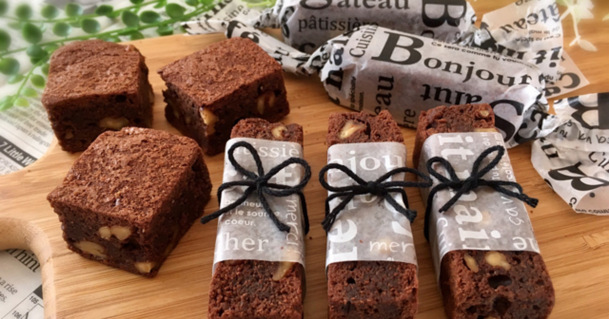 濃厚 チョコブラウニー バレンタイン レシピ 作り方 By Isaori クックパッド 簡単おいしいみんなのレシピが352万品