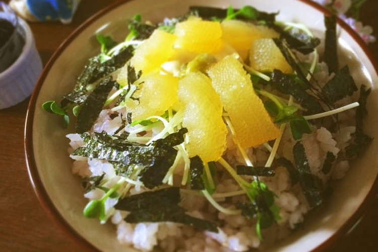 正月ランチに 簡単 数の子サラダ丼ぶり レシピ 作り方 By たまきのパパ クックパッド 簡単おいしいみんなのレシピが360万品