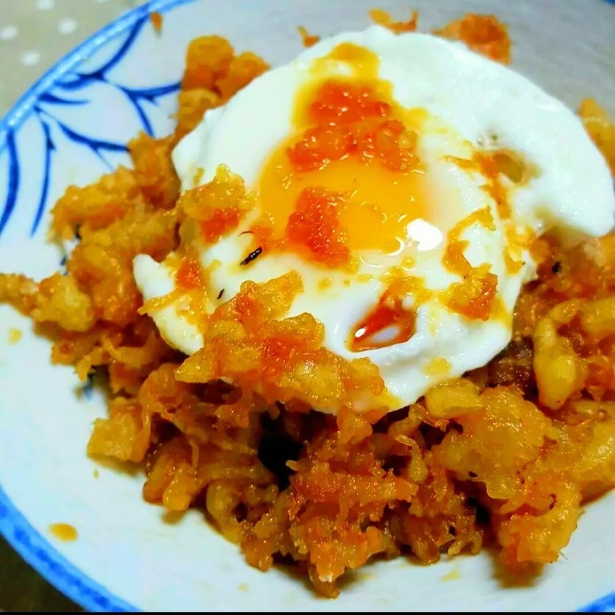 ズボラ飯✿たぬき卵丼の画像