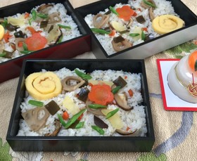 おせち残りでリメイク☆お正月ちらし寿司
