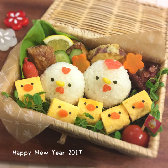 酉年 簡単 お正月弁当 キャラ弁 レシピ 作り方 By Yokkoiro クックパッド 簡単おいしいみんなのレシピが360万品