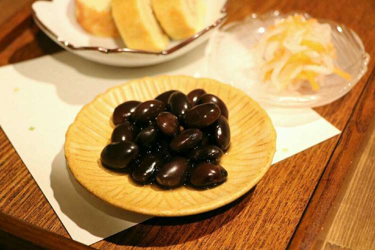 圧力鍋で黒豆煮 レシピ 作り方 By しましましま クックパッド