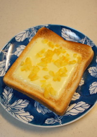 塩柚子チーズトースト