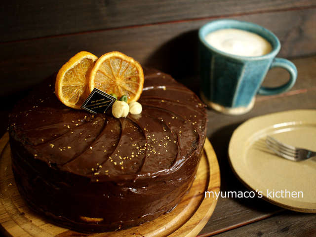 チョコ オレンジ ケーキ 500 トップ画像のレシピ チョコ オレンジ ケーキ 500 トップ画像のレシピ