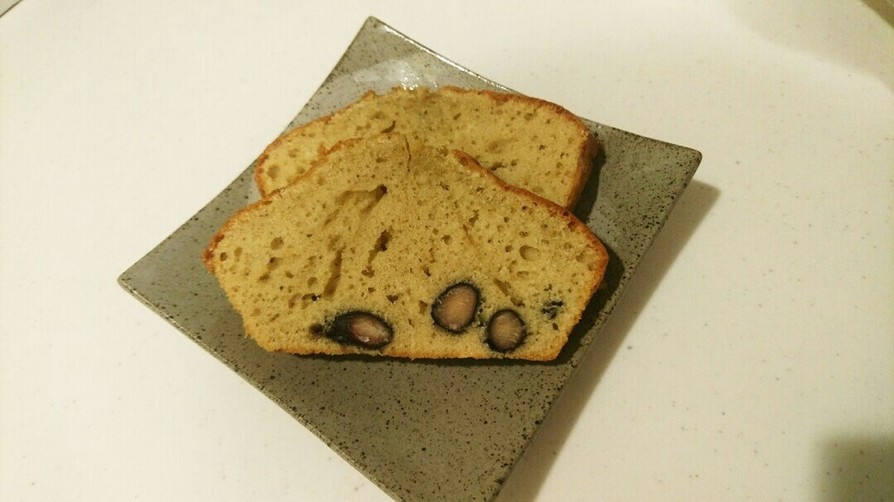 サラダ油で簡単‼黒豆のパウンドケーキの画像